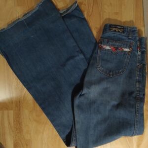 Vintage Pentimento Flare Bell Bottom High Waist Jeans